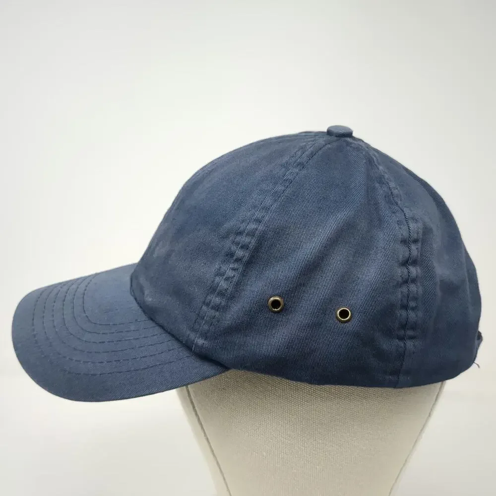 Bullet Line Baseball Cap Blue One Size Slideback SNET Yellow Pages Hat Buckle